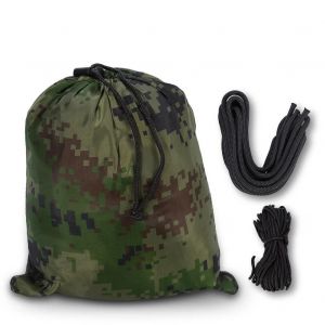 Hamac De Camping Double Personne Avec Moustiquaire Pour Jardin Ext&eacute;rieur Jungle (Camouflage) - Neuf