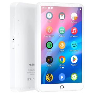 MECHEN-Lecteur MP3 Android 9.0 avec Bluetooth et WiFi, lecteur MP3 MP4 avec Spotify,Audible,Pandora, jusqu'à 512 Go (blanc)-Blanc - Neuf