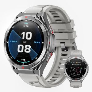 Asfasfq-Oukitel Bt12 Montre Connectée Homme, Écran Amoled De 1,43 Pouces, Surveillance De La Fréquence Cardiaque, Mode Sport 150 +, Batterie 480mah. Montre De Sport Gps Pour Ios Et Android - Neuf
