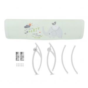 HJLIAN Pare-brise anti-vent pour climatisation, deflecteur de climatisation, usage domestique (motif elephant) - Neuf