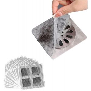 Lot de 30 Autocollants Jetables,Autocollants jetables pour canalisations de Douche,Canalisations De Douche Attrape-Cheveux Anti-colmatage Et Anti-Insectes pour Salle De Bain évier De Cuisine - Neuf