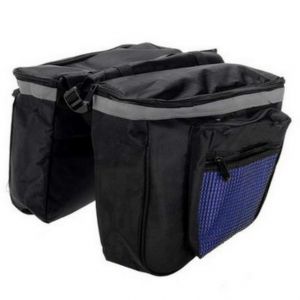 Sacoche De Selle De Velo Grande Capacite, Sac De Porte-Velo En Tissu 600d, Sac De Coffre De Velo Multipoches A Fermeture Eclair, Sac De Velo Pour Accessoires De Velo - Neuf