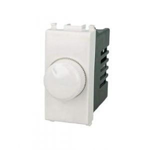 R&eacute;gulateur variateur &agrave; bouton 220 V blanc compatible avec Vimar Plana - Neuf