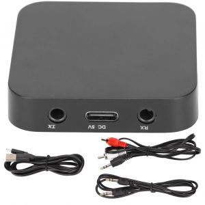 Transmetteur recepteur Bluetooth 5.0 multifonction 2 en 1, adaptateur Bluetooth sans fil pour TV, lecteur CD, MP3 - Neuf