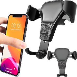 Retoo Support De Téléphone Portable De Voiture Avec Protection En Silicone, Support De Téléphone Portable Pour Smartphone 4,5-6 Pouces Pour Ventilation De Voiture, Support De Téléphone Portable - Neuf