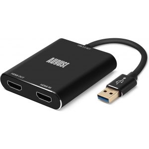 KALANKA-VGB500 Carte de Capture HDMI - USB 3.0 Full HD 1080p 60 fps ¿ Parfait pour YouTube Twitch Plug Play ¿ Capture Enregistrement Diffusion en continu PS4 XboxOne Nintendo Switch pour PC Mac Linux - Neuf