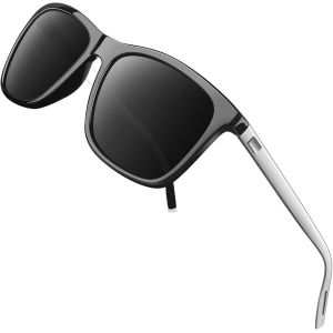 Lunettes De Soleil Homme Femme Polaris&eacute;e Classique L&eacute;ger Al-Mg M&eacute;tal Temples Pour Conduite P&ecirc;che Protection Uv400 Gq33 - Neuf