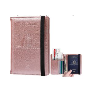 Portefeuille passeport &eacute;tanche avec protection RFID et plusieurs compartiments - Neuf