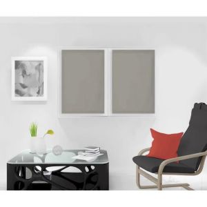 Paire De Brise Bise 70x90 Cm Dolly Taupe - Neuf