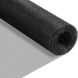 MAA-moustiquaire fenetre en fibre de verre1.2 x 2.5 m, anti moustique fenetre enroulable, filet anti moustique pour Porte de Balcon, Jardin, Découpable & Indéchirable, Noir - Neuf