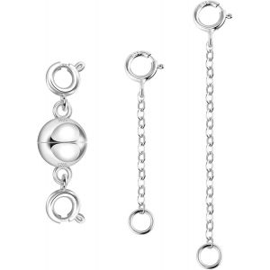 Trahoo-925 Or À Ressort Pour Collier Bracelets Boucles De Connexion, 14k Plaqué Or Connecteur Magnétique Chaîne Fabrication De Bijoux - Neuf