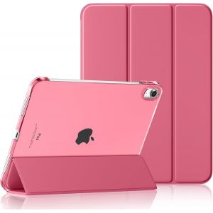 Kal-Coque Pour Ipad 10 11 Eme Génération A16 (2022/20225 10.9/11 Pouces) Housse, Mince Protect Étui Arrière Translucide Pour Ipad 11ème/10ème Gén, Réveil/Sommeil Auto, Rouge Pastèque - Neuf