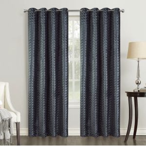 Paire De Rideaux Obscurcissants Effet Velours - Neuf