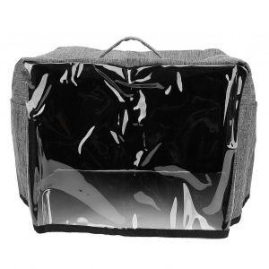 Housse de grille-pain avec base Tissu Oxford imperméable Housse anti-poussière pour petits appareils électroménagers avec panneau avant transparent - Neuf