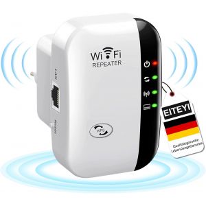 SUBZONAL-2025 Nouveau Répéteur WiFi Puissant 300Mbps, Amplificateur WiFi Puissant 2.4GHz WiFi Extender Range Booster WiFi avec WPS Protection, Manuel en français - Neuf