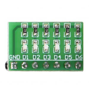 Module d'affichage LED bleu 6 bits CC 3,3 V 5 V 12 V pour microcontroleur AVR FPGA - Neuf