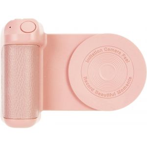 lbgwp60-Support Bluetooth Pour Poignée D'Appareil Photo Magnétique, Poignée Pour Smartphone, Télécommande Sans Fil Bluetooth Pour Tous Les Téléphones, Pr De Vue Vidéo, Vlog (Rose) - Neuf