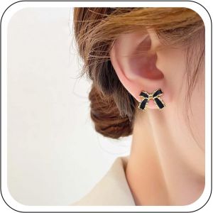 Kal-Boucles D'oreilles Noeud Papillon Boucles D'oreilles Noeud Papillon Boucles D'oreilles Noeud Papillon Mariage Boucles D'oreilles Noeud Mignon Bijoux Pour Femmes Et Filles - Neuf