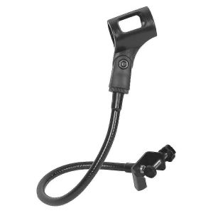 Support de microphone Support de microphone à col de cygne flexible Support de bras de micro de bureau réglable avec clip - Neuf