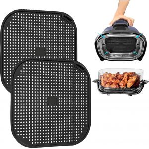 Reusable Silicone Anti Splash Grid for Ninja CRISPi Air Fryer FN101EUSG,Air Fryer Accessories for Ninja Air Fryer FN101EU (Grey) - Neuf