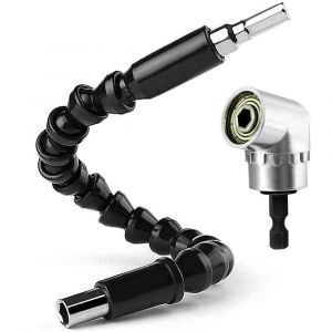 Kit Porte-Foret &Agrave; Angle Droit Et Rallonge Flexible (2 Pi&egrave;ces) - Neuf