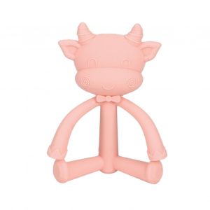 Anneau De Dentition En Silicone Pour Bebe, Resistant Aux Morsures, Mignon, Animal, Jouet A Macher, Marron Clair - Neuf
