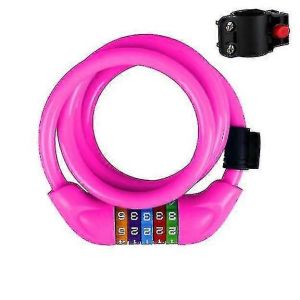 Cadenas De Securite Pour Velo Pour Enfants, Cadenas A Combinaison Colore - Neuf