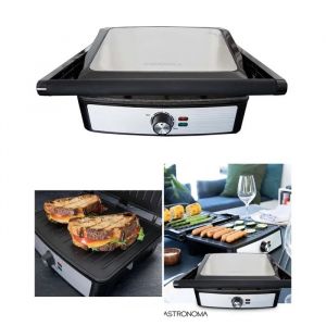 Grill Electrique multifonction Grille-viande BURGER Paninis Appareil &agrave; Sandwich Barbecue de table 2200W Haute qualit&eacute; - Neuf