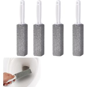 4 Pi&egrave;ces Pierre Ponce avec Poign&eacute;e Cleaning, Pierre de Nettoyage des Toilettes, Toilettes Propres &agrave; la Pierre Ponce, pour Nettoyer Les Toilettes, Les Cuisines, Les &eacute;viers - Neuf
