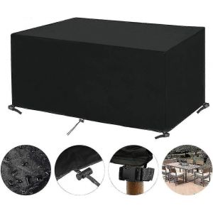 Housse De Table De Jardin Rectangulaire Protecteur Meubles De Jardin Housse De Protection Imperméable Jardin - Neuf