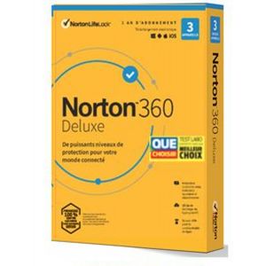 Sans Cb - Norton 360 Deluxe Esd 3 Appareils - 3app - 1 An - 25gb Cloud - Envoyé Par Mail - Neuf