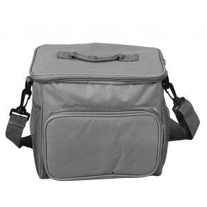 HJLIAN Boite a lunch isotherme etanche grise 10 L, sac a lunch a bandouliere pour le travail, le bureau, les pique-niques, la plage et les voyages - Neuf