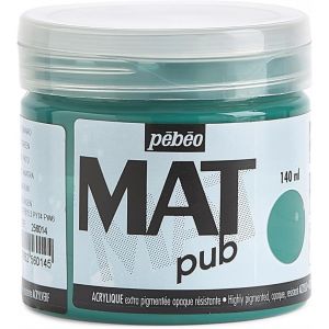 Peinture Acrylique Extra Fine Et Extra Mate - Vert Canard -140ml - Neuf