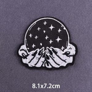 Punk Magic Ball Patch Fer Sur Patchs Brodés Pour Vêtements Patchs Thermoadhésifs Sur Vêtements Hippie Rock Biker Patch Couture - Neuf