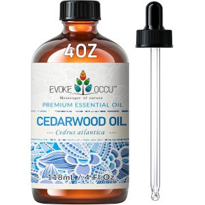 Kalanka-Huile Essentielle De Bois De Cèdre 118 Ml,Huile Pure De Bois De Cèdre Pour Diffuseur Domestique, Massage De La Peau, Fabrication De Bougies Et De Savon - 4 Fl Oz - Neuf