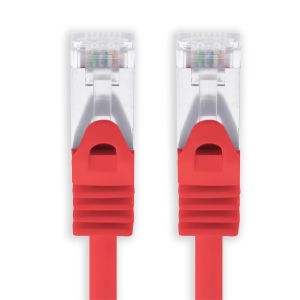 TIANYI-5m - rouge - 1 pi&egrave;ce c&acirc;ble r&eacute;seau CAT.7 c&acirc;ble patch Sftp (c&acirc;ble brut) (SET) 10000Mbit/s - 500 MHz assembl&eacute; avec 2 fiches RJ45 Cat6a - Neuf