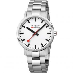 Mens Watch Mondaine A660.30360.11sbj, Quartz, 40mm, 5atm - Neuf