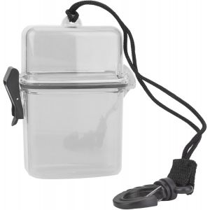 Kalanka-Housse Étanche À Ceinture, Boîte De Scellement De Kayak En Plastique Sac Étanche Avec Sangle Fiable Pour Petits Appareils Électroniques (Gris Transparent) - Neuf