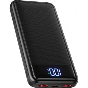 Batterie Externe 13800mah,Slimmest 22.5w Power Bank,Batterie Portable Usb C (Entrée/Sortie) Pd3.0 Qc4.0 Charge Rapide Chargeur Portable Avec Affichage Lcd Compatible Iphone Samsung Tablettes Etc. - Neuf