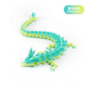 Decoration d'impression 3D articulee mobile en cristal, decoration de dragon, costume fait a la main, decoration de dragon - Neuf