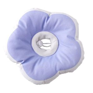 Collier De Récupération Pour Chat À Fleurs Charmant - Oreiller Cervical Léger Et Élégant Pour La Guérison Et Le Confort, Parfait Pour Toutes Les Occasions - Neuf