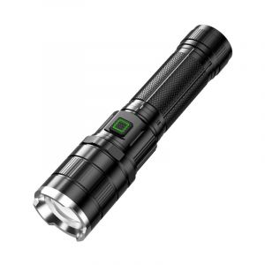 Super Lumineux, 12000 Lumens Rechargeable Torche Xhp70.2 Tactique Lampe De Poche À Piles Torches Ip67 Imperméable À L'eau Zoomable Pour La Marche De Chien De Camping D'urgence(Avec 500 - Neuf