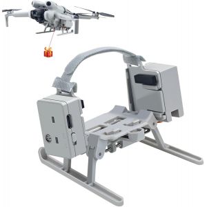 Letnerny-Drone Airdrop Système Avec Trains D'atterris Pour Dji Mini 4 Pro Lanceur Sensible À La Lumière Transport Livraison Libération De La Charge Utile Dispositif De Chute D'air Jambes Étendues-Lichifit - Neuf
