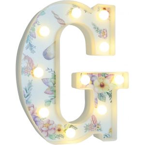 Lettres Lumineuses À Del - Lettres De L'alphabet Blanches Chaudes - Cadeau Licorne Pour Filles - Décorations De Fête Licorne - Décoration De Fête Pour Chambre À Coucher, Veilleuse, Noël - Neuf