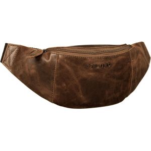 SJZG-Shawn' Sacoche Ventrale En Cuir Grand Sac Banane Vintage Homme Et Femme Voyage Sport Smartphones Cn Cuir V&eacute;ritable - Neuf