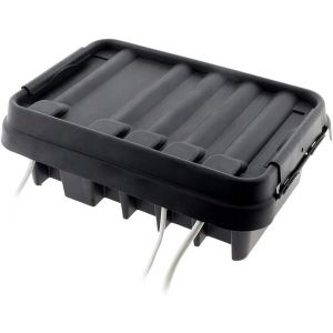 Bo&icirc;te de Raccordement &Eacute;tanche IP55 - Prot&egrave;ge C&acirc;bles et Branchement Ext&eacute;rieur - Id&eacute;al pour Usage Industriel ou Domestique - Conforme &agrave; la Norme CE - Noir - 200 x 230 x 140mm - Neuf