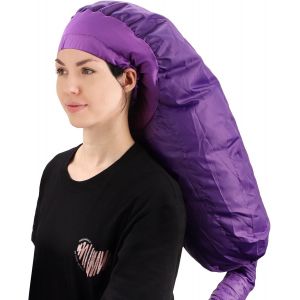 KALANKA-Bonnet de Sèche-cheveux Casque, Casques Chauffants pour Femmes Beauté des Cheveux Longs et Bouclés, Appareils et Outils pour Coiffure et Soins des Cheveux, Violet - Neuf