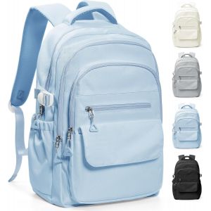 Sac à dos scolaire Sac à dos collège Sac à dos loisir Sac de Voyage Sac d'école léger Sac de travail Décontracté Bag College Pack pour Hommes Femmes pour Ordinateur portable de 14 pouces.[B384] - Neuf