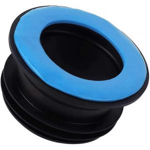 Anneau de toilette en caoutchouc Bague d'étanchéité Drain Tuyau de toilette Joint d'étanchéité Manchon de réservoir universel anti-odeur de déchets - Neuf