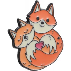 Kjdal-Broche Renard Animal Broche Mignon M&eacute;tal Broche Renard Bijoux Dr&ocirc;le Broche Renard Pin's Nouveaut&eacute; &Eacute;pinglette Saint Valentin Broche Animal De Dessin Anim&eacute; Pin En Alliage De Zinc - Neuf